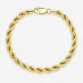 14K Pulsera de Oro Torzal