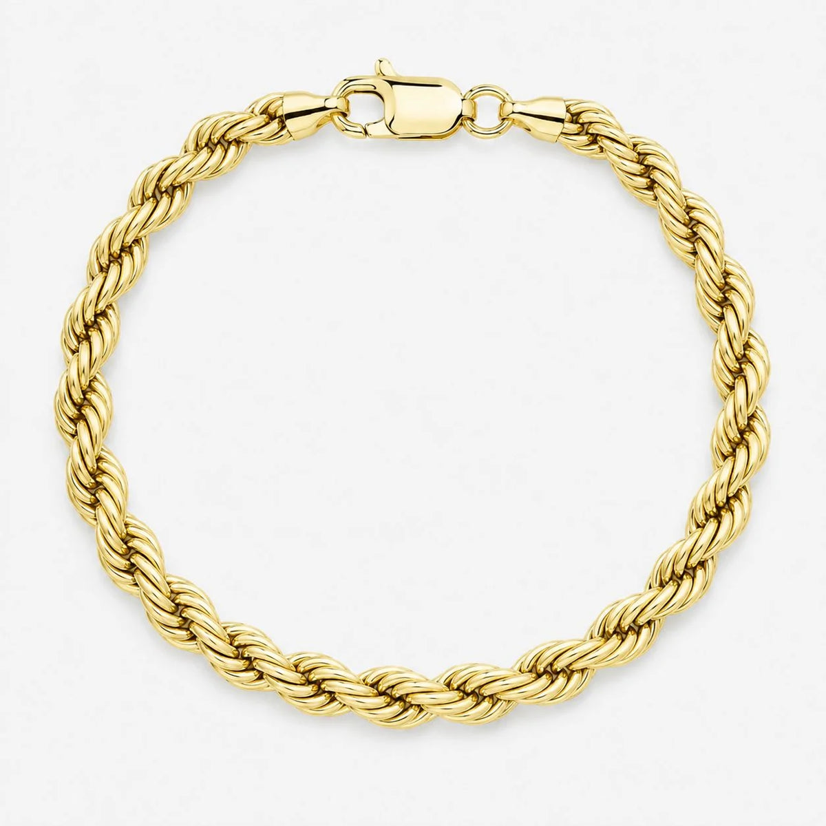 14K Pulsera de Oro Torzal