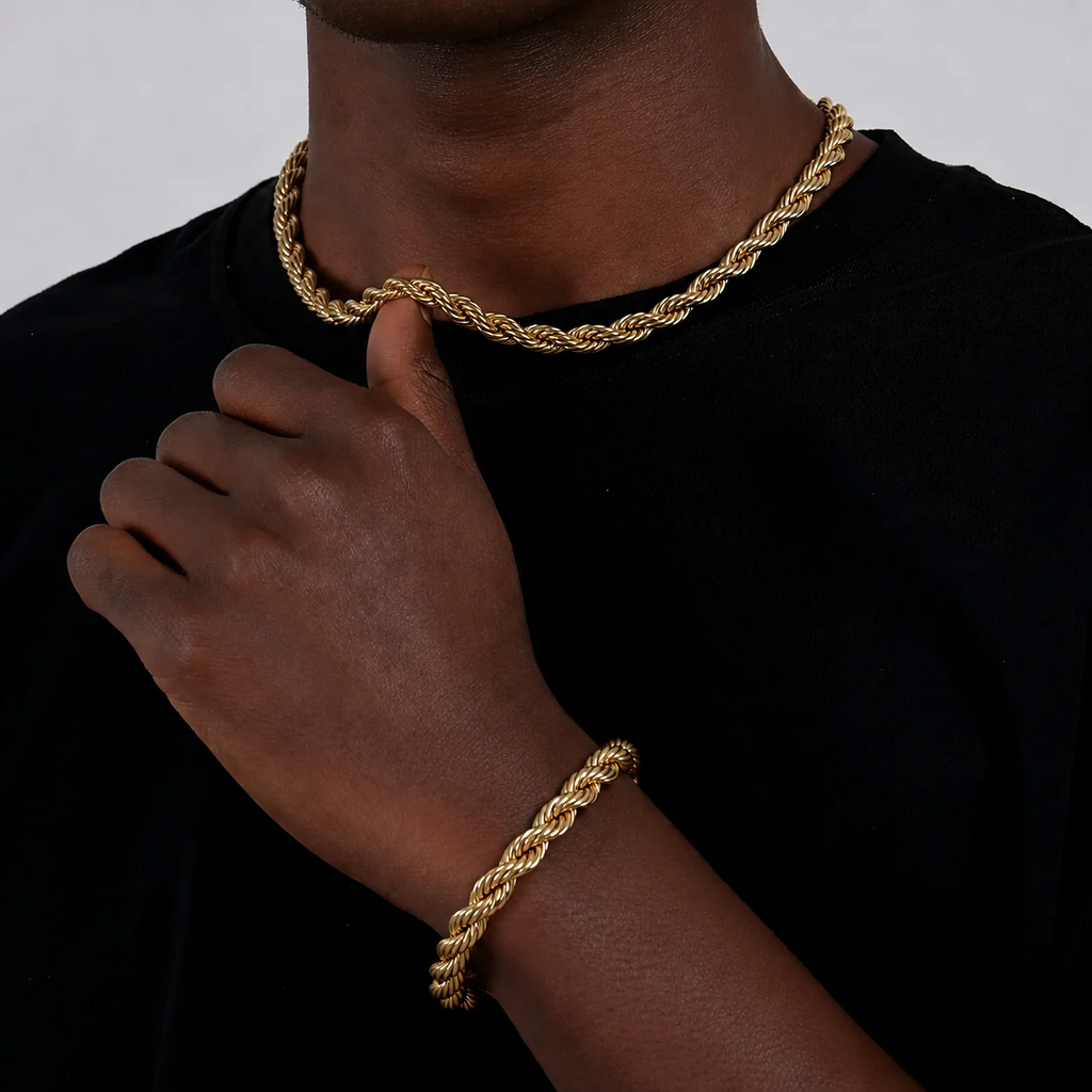 14K Cadena de Oro Torzal