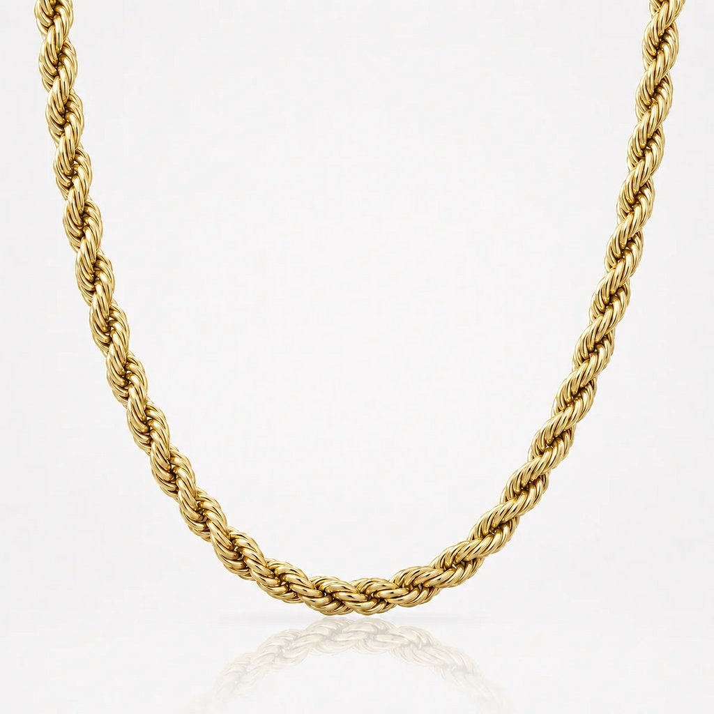 14K Cadena de Oro Torzal