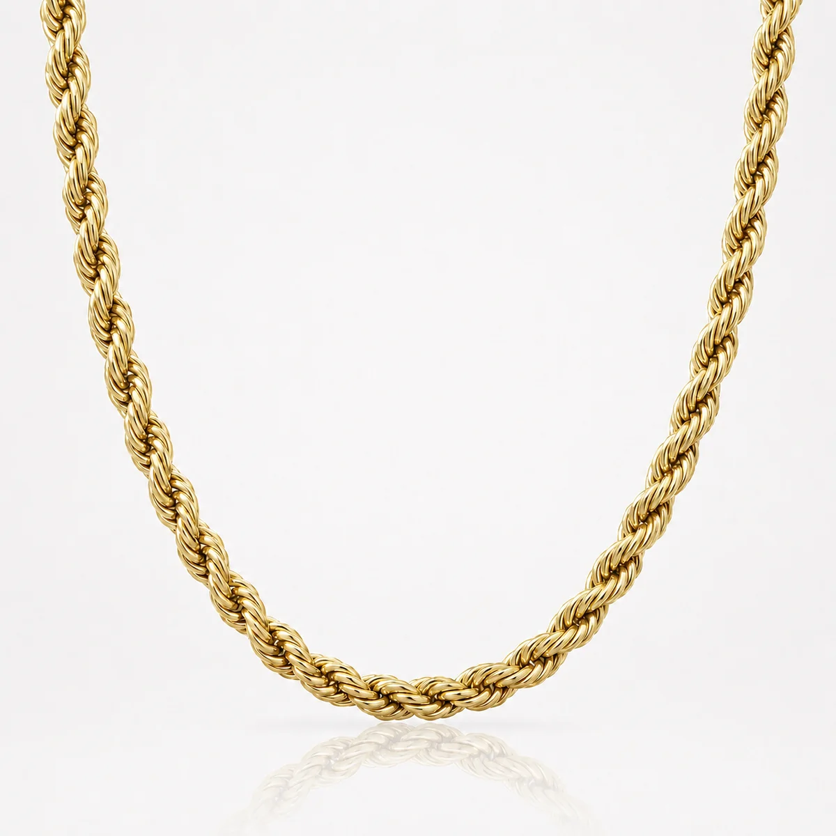 14K Cadena de Oro Torzal